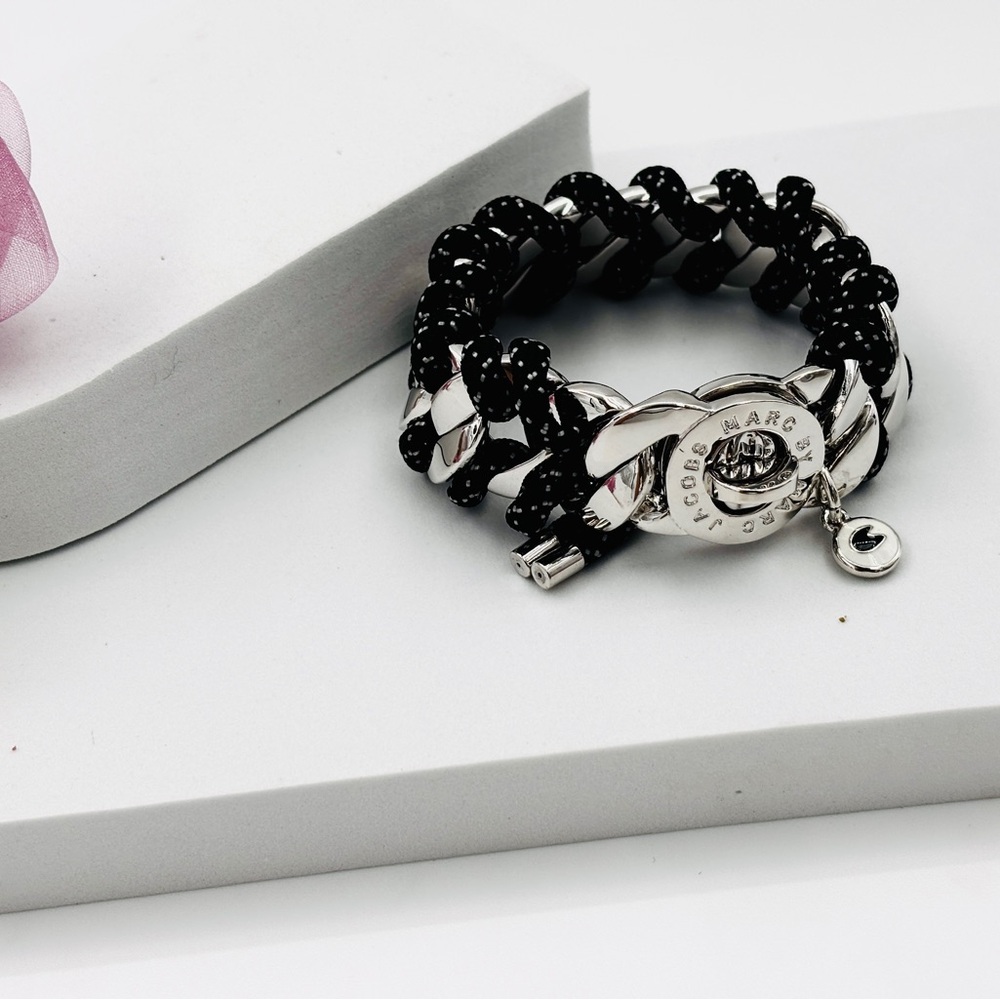 Marc By Marc Jacobs Silver Tone Bracelet